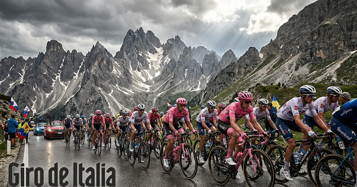 Pelotón de la Vuelta a España ascendiendo un puerto bajo el sol del verano español
